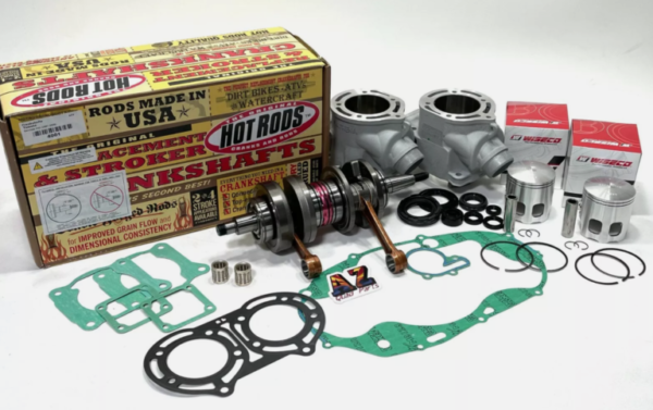 Banshee Triple Ported 370cc Big Bore Cylinders Pistons Crank Motor Rebuild Kit