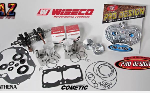 Banshee Athena 68mm Big Bore 421 Stroker Crank WISECO Pistons Pro Head Dome Cub