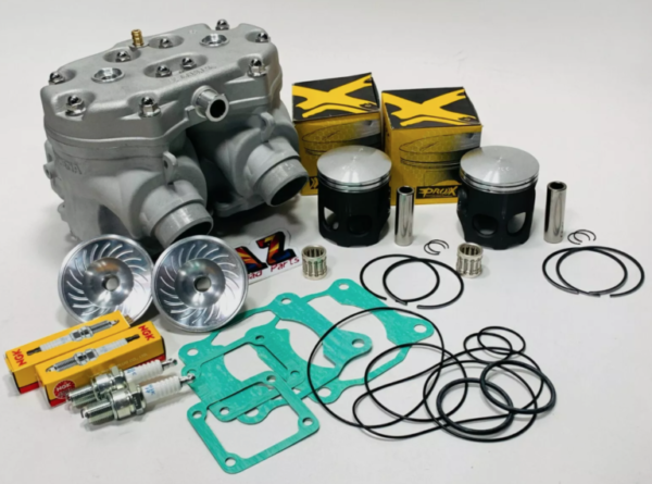 Banshee Athena 370cc Big Bore Cylinders Pro X Pistons Cool Head Turbo Dome NGK